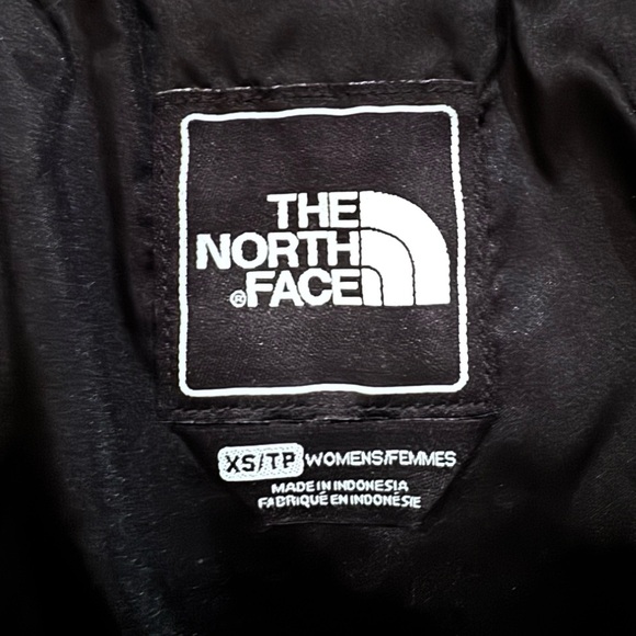 🆕 North Face Quilted 550 Down Hooded Light Slim Puffer Black Jacket XS/TP - Picture 6 of 9